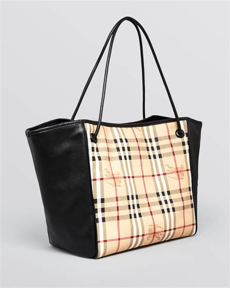 burberry pocket bag black|Burberry mini tote bag.